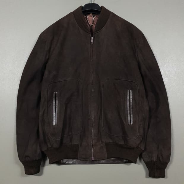 실측 XL) 70's Sears USA 시어스 스웨이드 레더 봄버 자켓