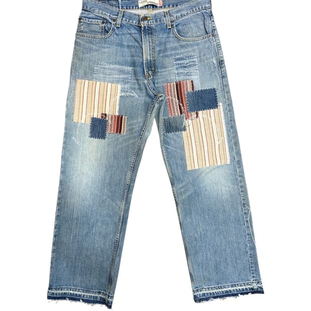 00's levi's repair jeans