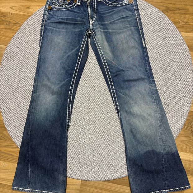 트루릴리전 데님팬츠