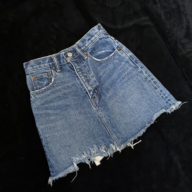 일본빈티지 sly jeans 데님 미니스커트