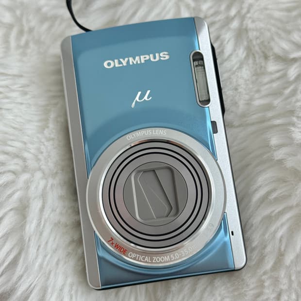올림푸스 뮤 7040 블루 디카