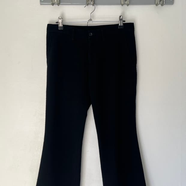 flare wool pants