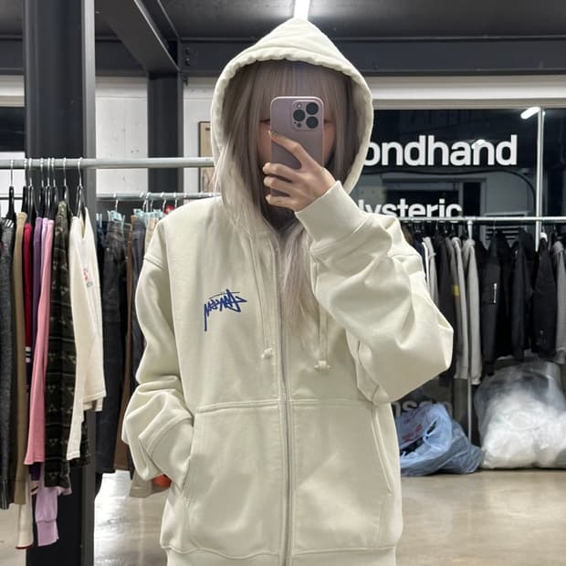 스투시 사라 후드 집업 