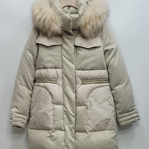 BENETTON 베네통 후드 덕다운 패딩 / 여 42 (85)
