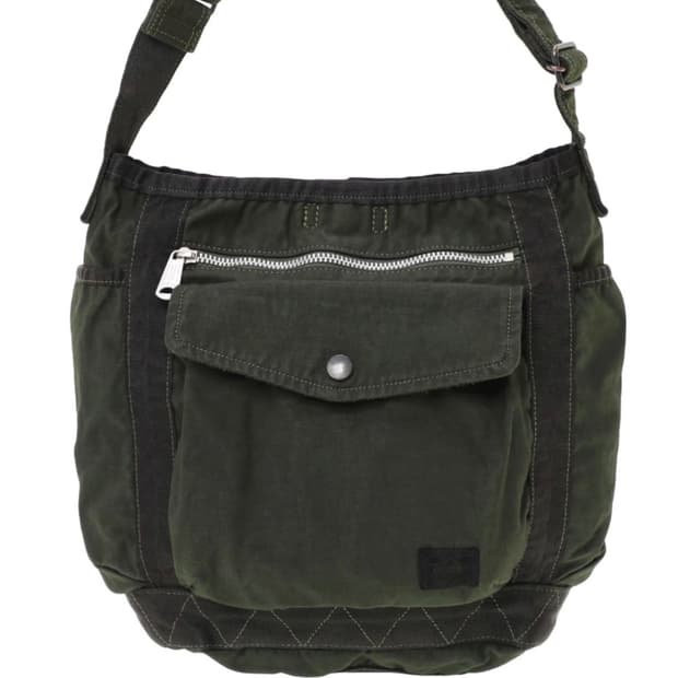 포터 숄더백 카키