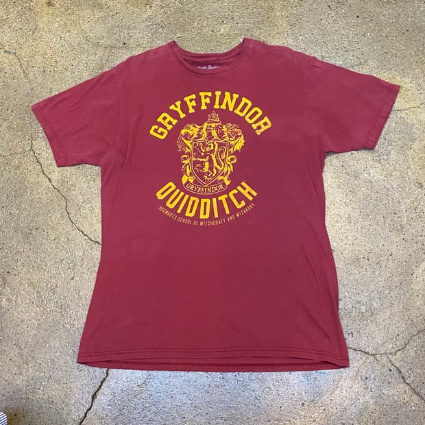 미국 빈티지 해리포터 그리핀도르 정식 굿즈티 반팔티