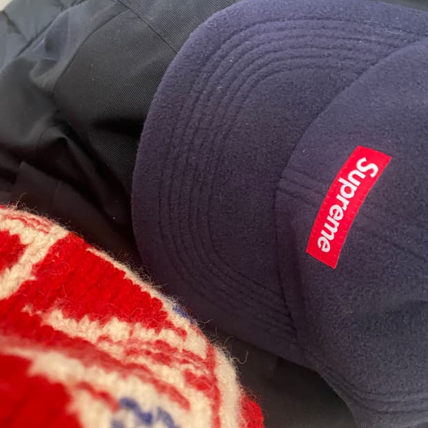 슈프림 폴라텍 스몰 박스 6 패널 캡