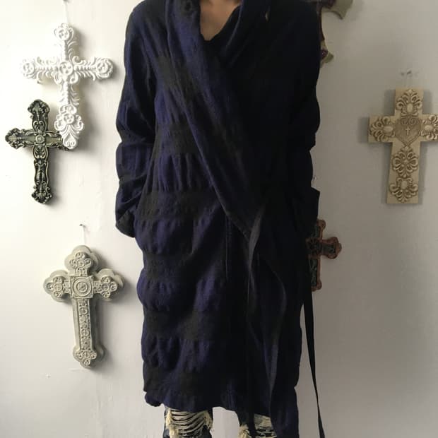 pas de calais check pattern woolen drape