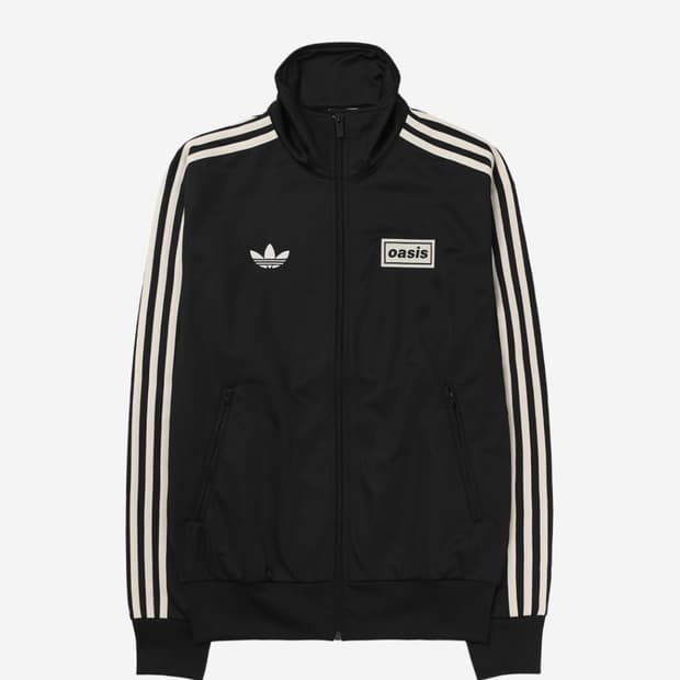 아디다스 x 오아시스 투어 파이어버드 트랙 탑 블랙