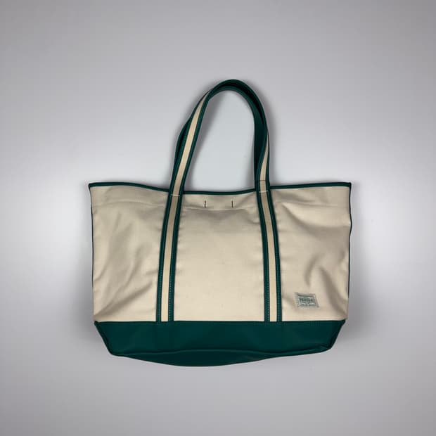 요시다포터 걸 토트백 화이트/그린 L