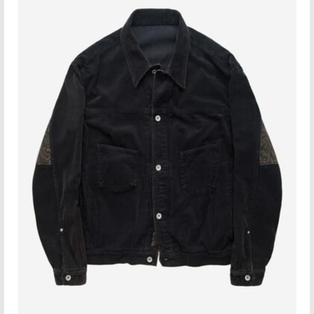 폴리테루 페이즐리 트러커 닥퍼네 3사이즈