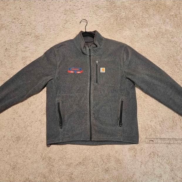 칼하트 그레이 103832-036 플리스 자켓 Man L
