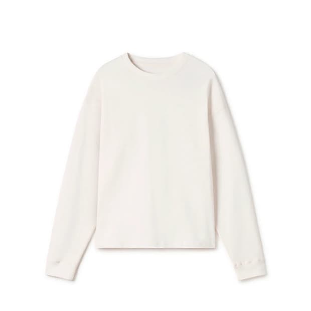 velour garments 본 화이트 롱슬리브