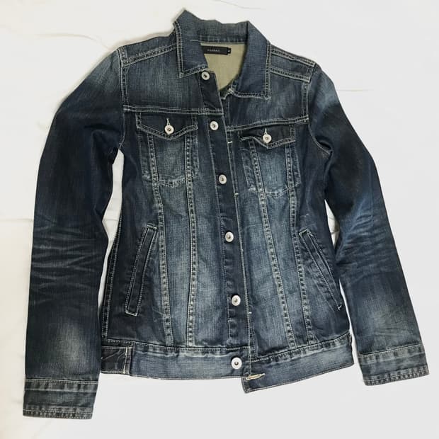 vintage 데님자켓