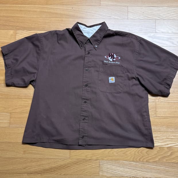 칼하트 크롭 셔츠