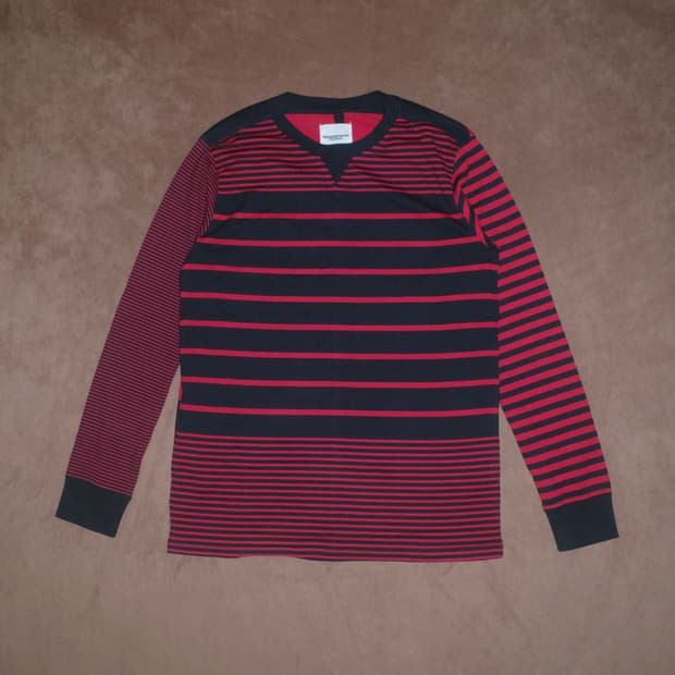 솔로이스트 멀티 스트라이프 L/S 티셔츠