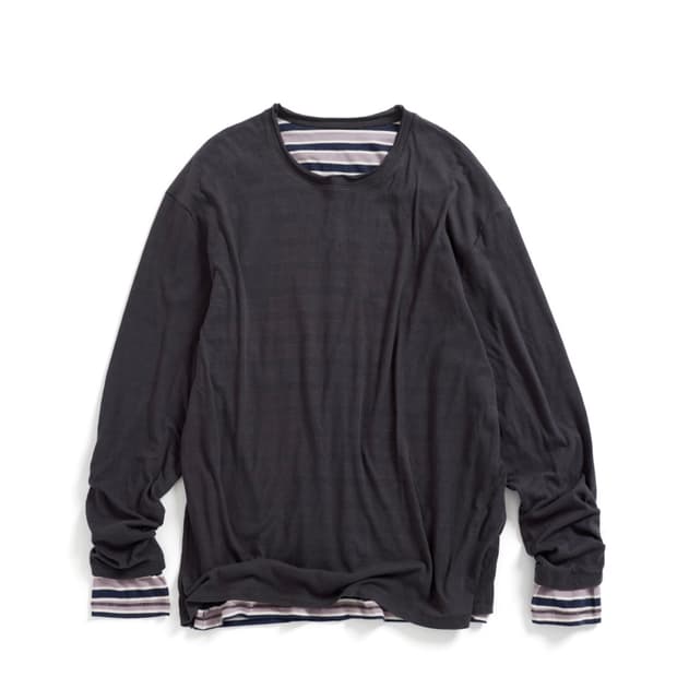 해칭룸 투 페이스 티 블루 차콜