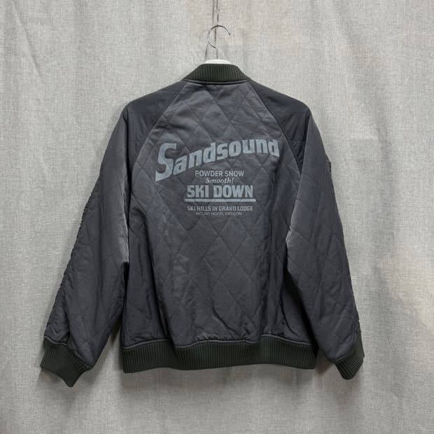 [F] Sand Sound 샌드사운드 백로고 퀼팅 봄버 자켓 점퍼