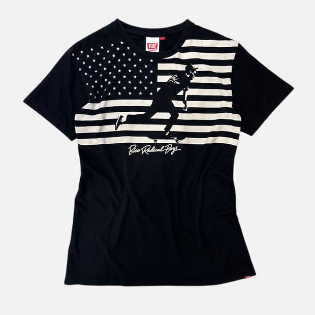 american skater printing t-shirt