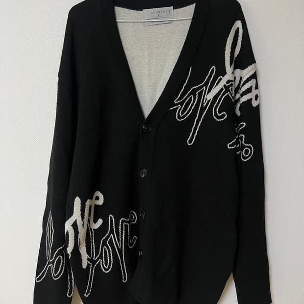 코모도 러브 캐시미어 혼방 가디건 L