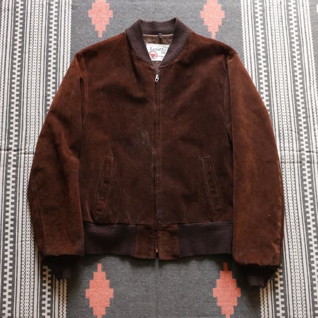 시어스 sears the leather shop 70s 스웨이드봄버자켓