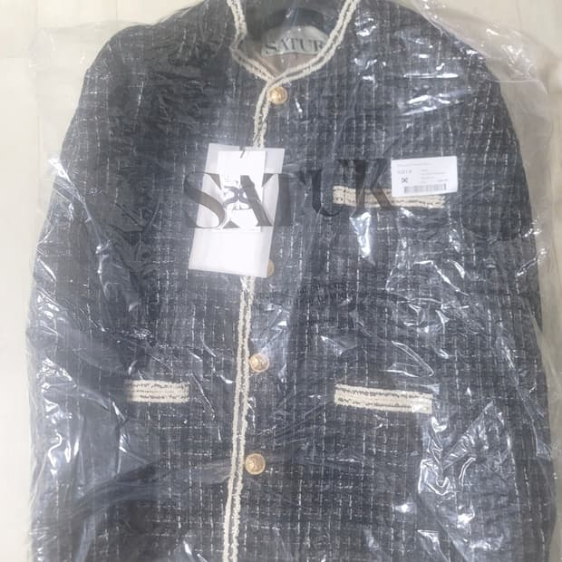 세터 몰턴 트위드 자켓 L