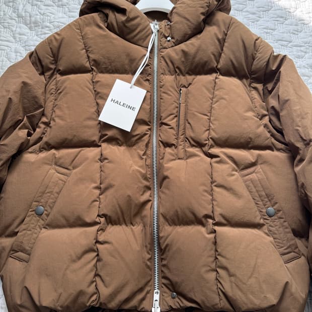 알렌느 패딩 브라운 새상품