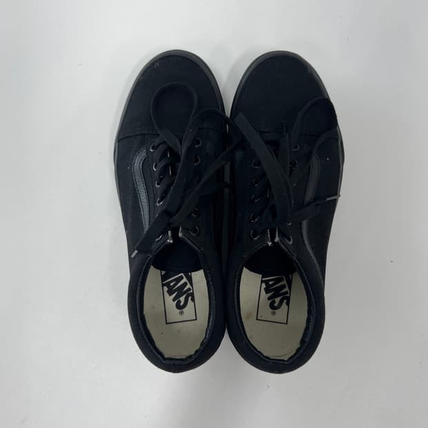 VANS 반스 올드스쿨 올블랙 로우 스니커즈 240