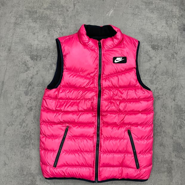 나이키 리버시블 패딩조끼 우먼스XL 