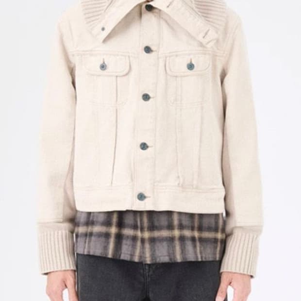 아워레가시 퓨즈 자켓 고스트 아틱 워시 데님 48 사이즈