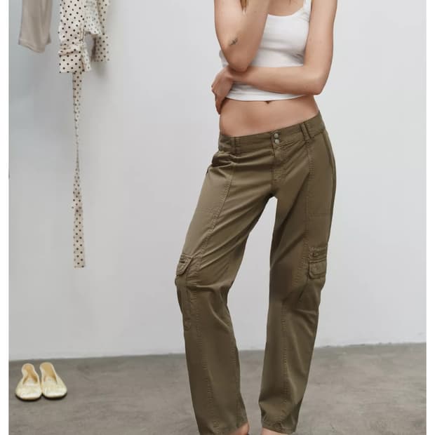Zara 멀티 포켓 카고 트라우저 (EU36 KR26)