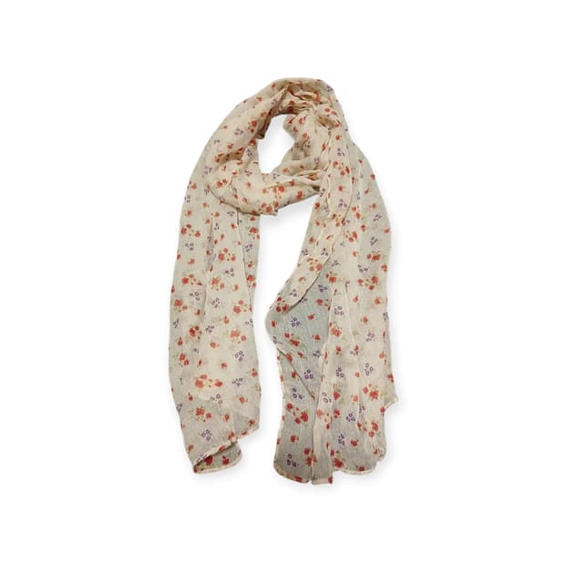 (사은품) 베이지 잔꽃무늬 스카프 