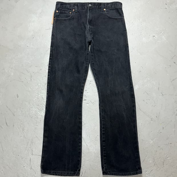 00's 리바이스 517 블랙 부츠컷 플레어진