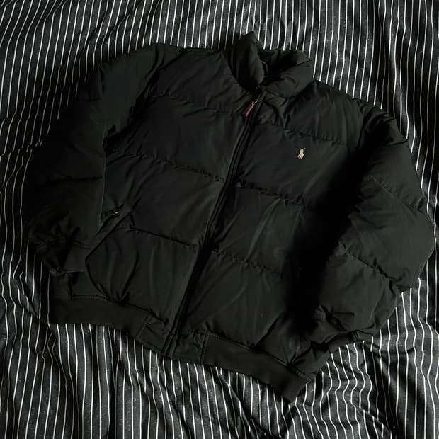 90s 폴로 숏패딩/ 폴로 푸퍼 패딩 L