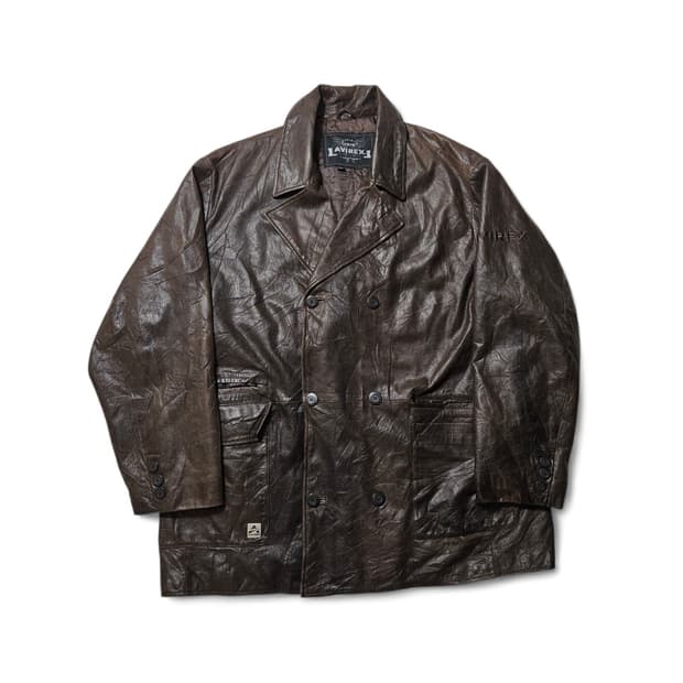 아비렉스 레더 피코트 더블 자켓 5XL XXXXXL