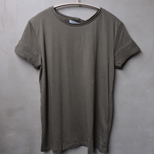 Helmut lang 로우컷 반팔 티셔츠 xs