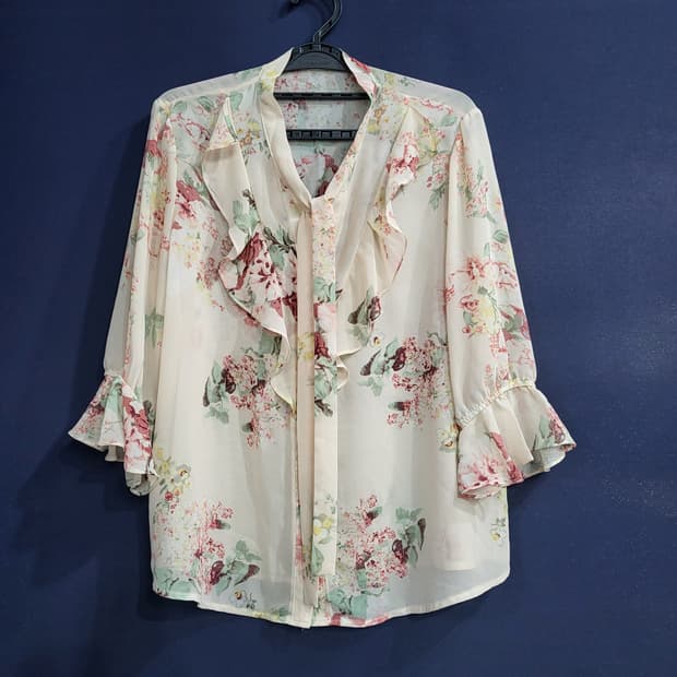 domo 쉬폰 블라우스