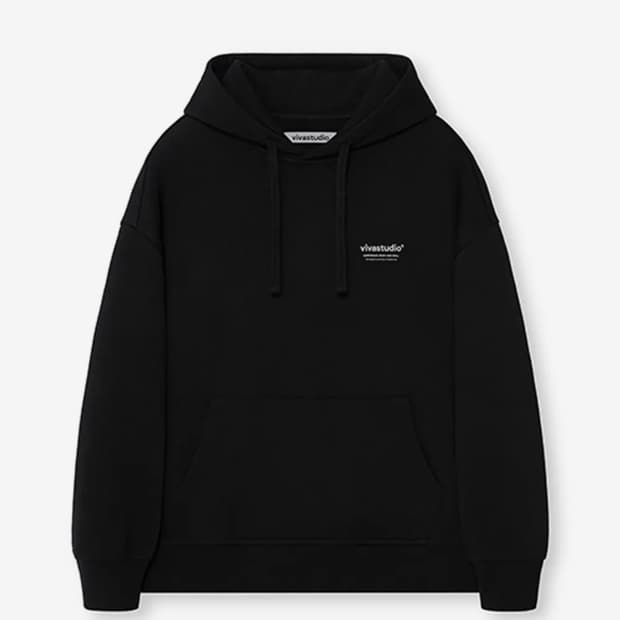비바스튜디오 LOCATION HOODIE [BLACK] 후드티