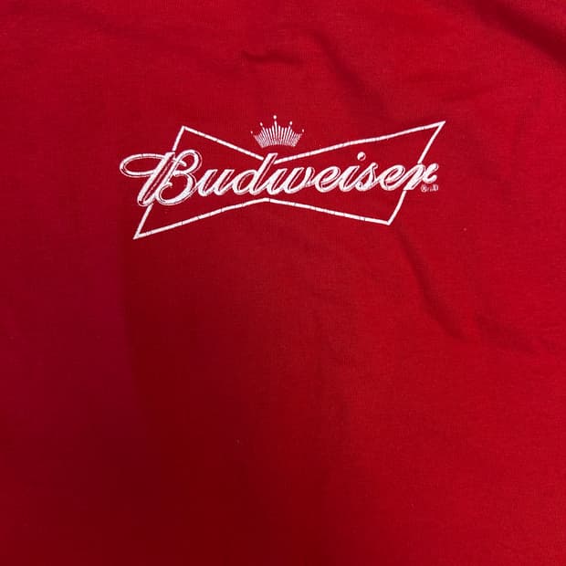 버드와이저 반팔 티셔츠
