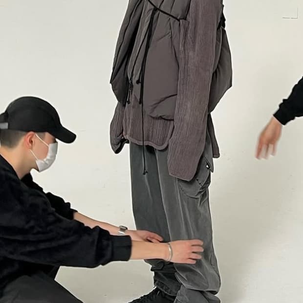 혜인서 워시드 카고 팬츠 