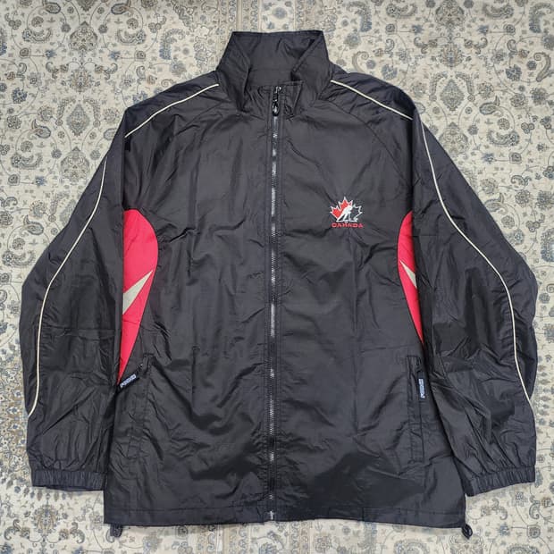 jpn 캐나다 아이스하키 바람막이 110-115