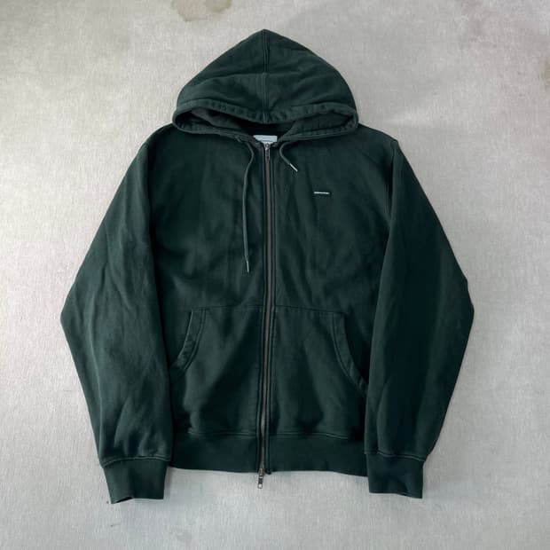 100 디스이즈네버댓 박스로고 투웨이 후드집업