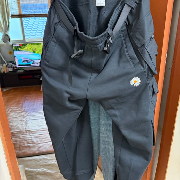 나이키 x 피스마이너스원  와이드 팬츠 블랙 (DR0096-010)