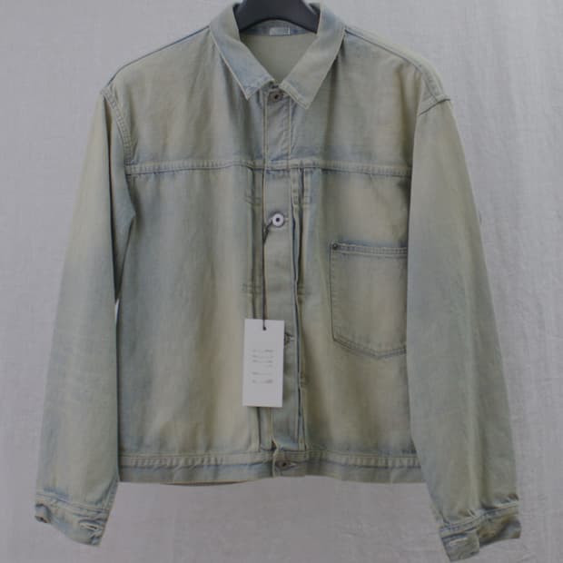 아프레쎄 데님 자켓 블리치 48