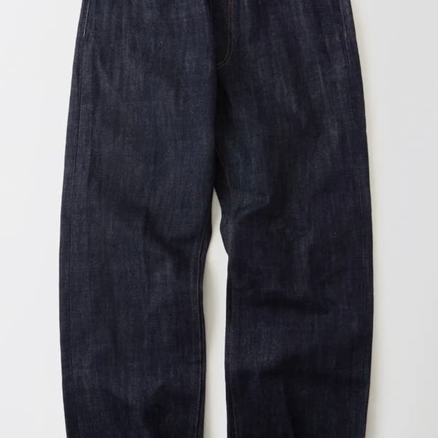 30S CINCH BACK SELVEDGE WIDE PANTS_INDIG