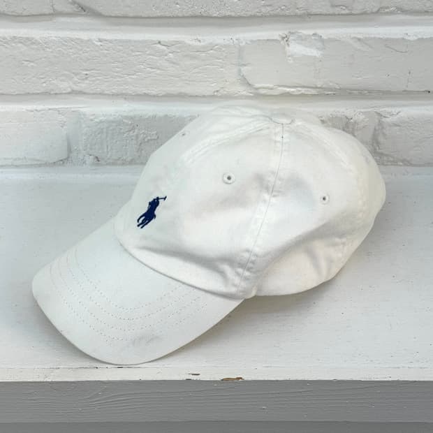 폴로 화이트 볼캡