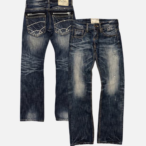 LOLITA JEAN vintage fade low-rjise jean