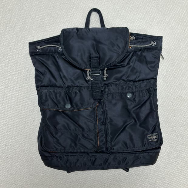 구형 빈티지 포터 탱커 백팩