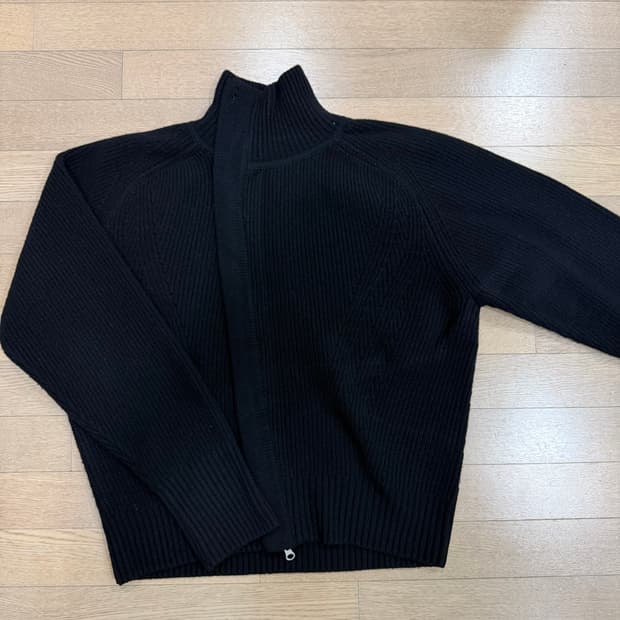 토니웩 Super Fine Merino Wool Placket Zip-u