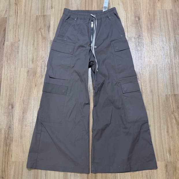 릭오웬스와이드 코튼 카고 팬츠 50사이즈
